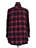 Torrid Plaid Burgundy Long Sleeve Button-Down Shirt Size 3X Plus (3) - photo 2
