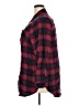 Torrid Plaid Burgundy Long Sleeve Button-Down Shirt Size 3X Plus (3) - photo 5