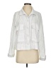Bobi 100% Cotton White 3/4 Sleeve Button-Down Shirt Size S - photo 1
