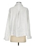 Bobi 100% Cotton White 3/4 Sleeve Button-Down Shirt Size S - photo 2