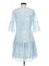 Boston Proper 100% Polyester Blue Cocktail Dress Size 8 - photo 2