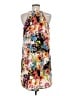 Peach Love 100% Polyester Print Multi Color White Casual Dress Size M - photo 2
