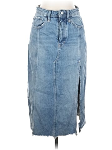We the Free Denim Skirt (view 1)