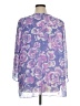 Bob Mackie 100% Polyester Purple 3/4 Sleeve Blouse Size XL - photo 2