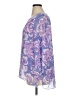 Bob Mackie 100% Polyester Purple 3/4 Sleeve Blouse Size XL - photo 5
