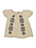 Tea 100% Cotton Tan Dress Size 18-24 mo - photo 1