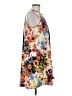 Peach Love 100% Polyester Print Multi Color White Casual Dress Size M - photo 4