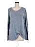 Green Envelope Gray Long Sleeve Top Size M - photo 1