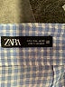Zara Checkered-gingham Blue Shorts Size L - photo 3