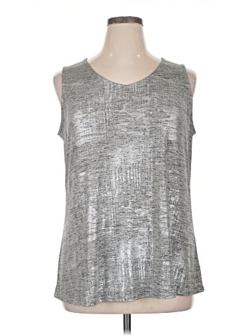 Susan Graver Sleeveless T-Shirt (view 1)