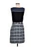 Moulinette Soeurs 100% Polyester Houndstooth Blue Casual Dress Size 6 - photo 2