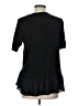 Ann Taylor LOFT Black Short Sleeve Top Size L - photo 2
