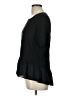 Ann Taylor LOFT Black Short Sleeve Top Size L - photo 5