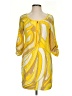 Beth Bowley Print Yellow Casual Dress One size - photo 1