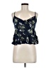 Mi ami 100% Rayon Blue Sleeveless Blouse Size M - photo 1