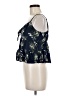 Mi ami 100% Rayon Blue Sleeveless Blouse Size M - photo 5