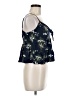 Mi ami 100% Rayon Blue Sleeveless Blouse Size M - photo 4