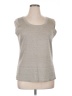 misook Gray Sleeveless T-Shirt Size XL - photo 1