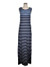Max Studio Stripes Blue Casual Dress Size M - photo 1