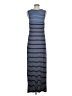 Max Studio Stripes Blue Casual Dress Size M - photo 2