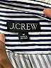 J.Crew Stripes Blue Long Sleeve Blouse Size M - photo 7