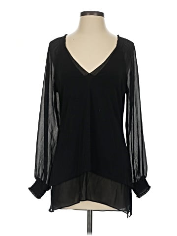 White House Black Market Long Sleeve Blouse (view 1)