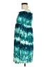 Pink Rose Tie-dye Teal Cocktail Dress Size M - photo 5