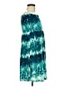 Pink Rose Tie-dye Teal Cocktail Dress Size M - photo 4