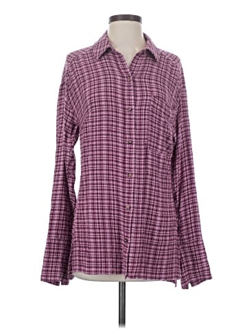 Pilcro Long Sleeve Button-Down Shirt (view 1)