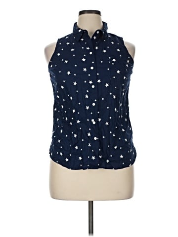 Faded Glory Sleeveless Button-Down Shirt (view 1)