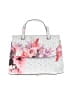 Guess 100% Pvc Floral White Satchel One size - photo 1