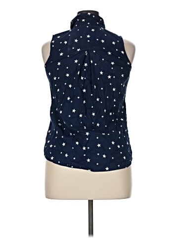 Faded Glory Sleeveless Button-Down Shirt (view 2)