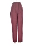 Zara Solid Burgundy Casual Pants Size S - photo 1