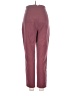 Zara Solid Burgundy Casual Pants Size S - photo 2