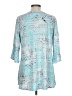 Clara Sun Woo Teal 3/4 Sleeve Blouse Size L - photo 2