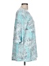 Clara Sun Woo Teal 3/4 Sleeve Blouse Size L - photo 4