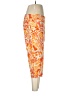 Chico's Print Orange Active Pants Size Med (1) - photo 4