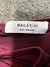 Bailey 44 100% Nylon Black Long Sleeve Top Size L - photo 7