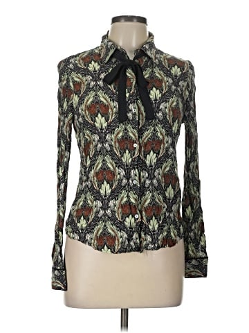 Zara Basic Long Sleeve Blouse (view 1)