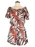 Cache 100% Linen Tropical Orange Romper Size L - photo 1