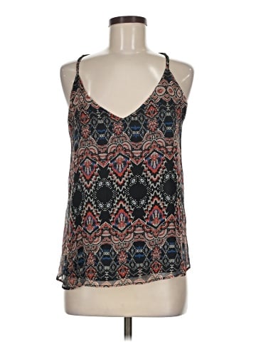 Lavender Brown Sleeveless Top (view 1)