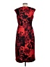 Connected Apparel Print Red Cocktail Dress Size 10 - photo 2