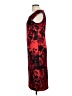 Connected Apparel Print Red Cocktail Dress Size 10 - photo 5
