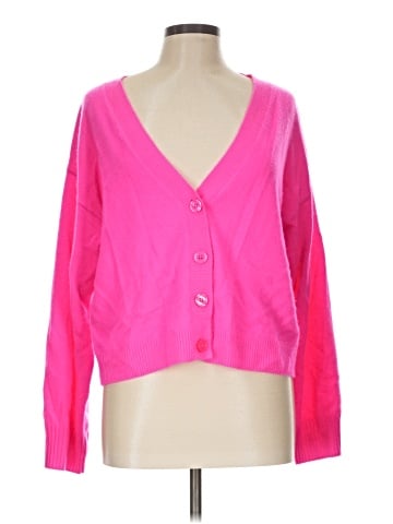Aqua Cashmere Cardigan (view 1)
