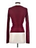 Reformation Burgundy Long Sleeve Top Size S - photo 2