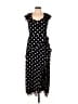 WAYF 100% Polyester Polka Dots Black Casual Dress Size L - photo 1