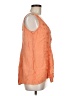 Metropolitan 100% Rayon Orange Sleeveless Blouse Size M - photo 4