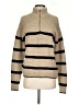 Copper Key Stripes Tan Pullover Sweater Size S - photo 1