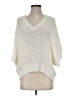 W by Worth 100% Cotton Ivory Poncho Size S - photo 1