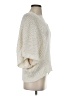 W by Worth 100% Cotton Ivory Poncho Size S - photo 4